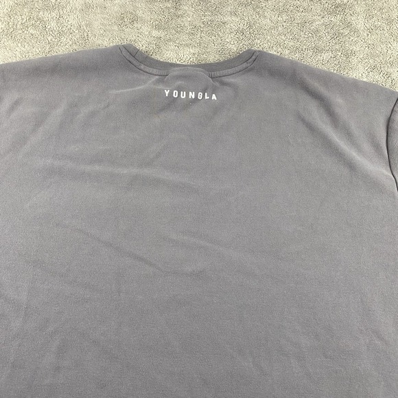 YoungLA T-shirt Mens Large Gray Short Sleeve - Picture 11 of 12